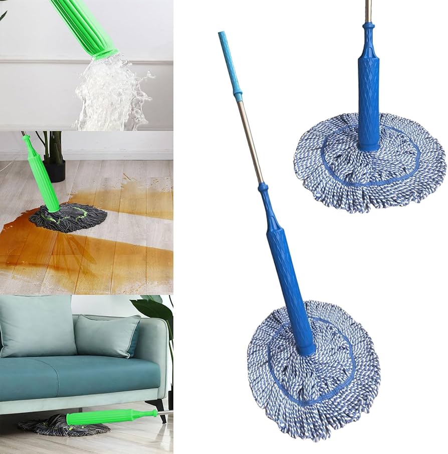 Imported 2 In 1 Microfiber Floor Mop,  Floor Cleaning Tool